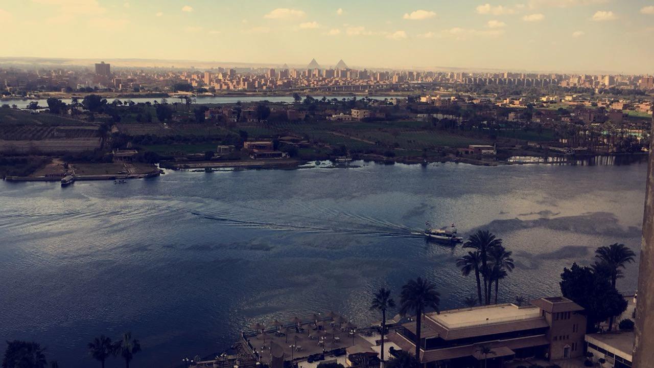 Amazing Nile View And Pyramids Apartment Kaherah Luaran gambar